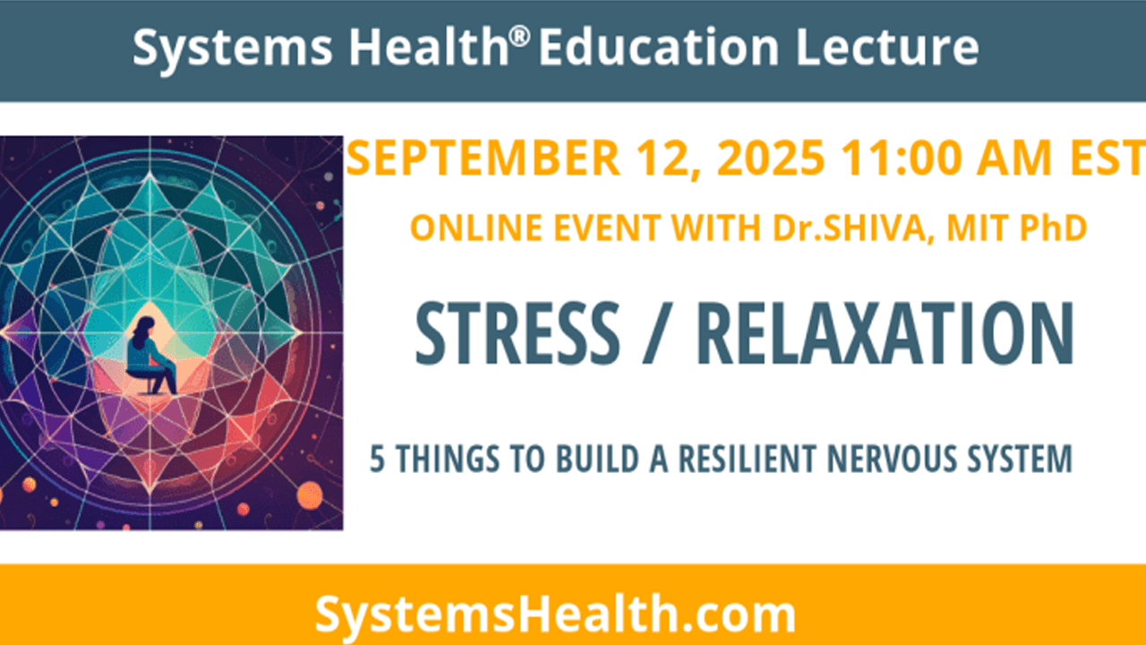 Systems Health® Lecture