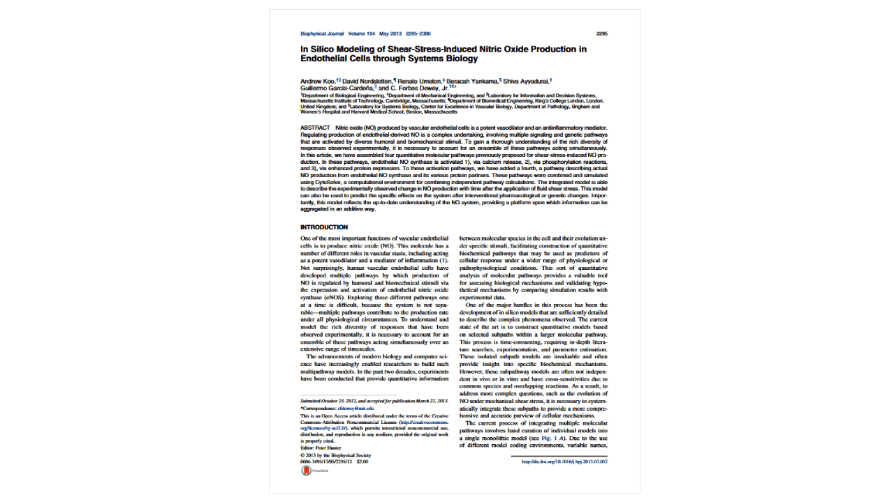 CELL's Biophysical Journal</br>May 2013